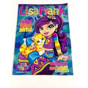 Vintage Official Lisa Frank Spring 2001 Edition Fan Magazine Rare